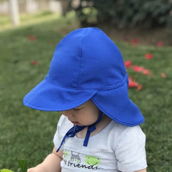 Летни бързосъхнещи детски шапки-кофи Слънцезащитни шапки на открито за деца С регулируема широка периферия Плажни шапки 2024 кепка детская