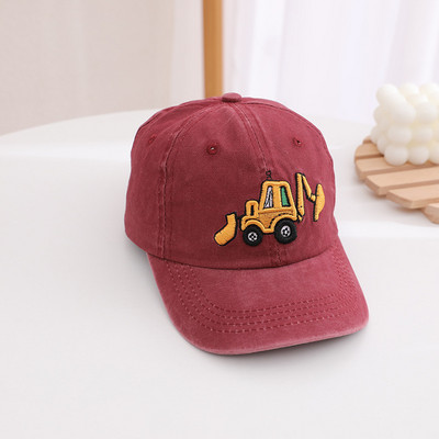 Baby Boy Cap Καπέλα κινουμένων σχεδίων Κεντημένα πλυμένα βαμβακερά καλοκαιρινά Παιδικά καπέλα μπέιζμπολ Baby girl Καπέλο ηλίου κατάλληλο για 2-5 ετών 아기모자