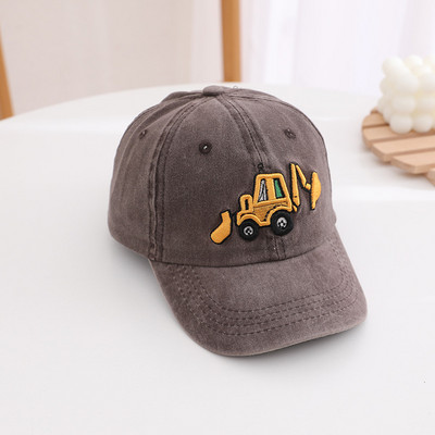 Baby Boy Cap Καπέλα κινουμένων σχεδίων Κεντημένα πλυμένα βαμβακερά καλοκαιρινά Παιδικά καπέλα μπέιζμπολ Baby girl Καπέλο ηλίου κατάλληλο για 2-5 ετών 아기모자