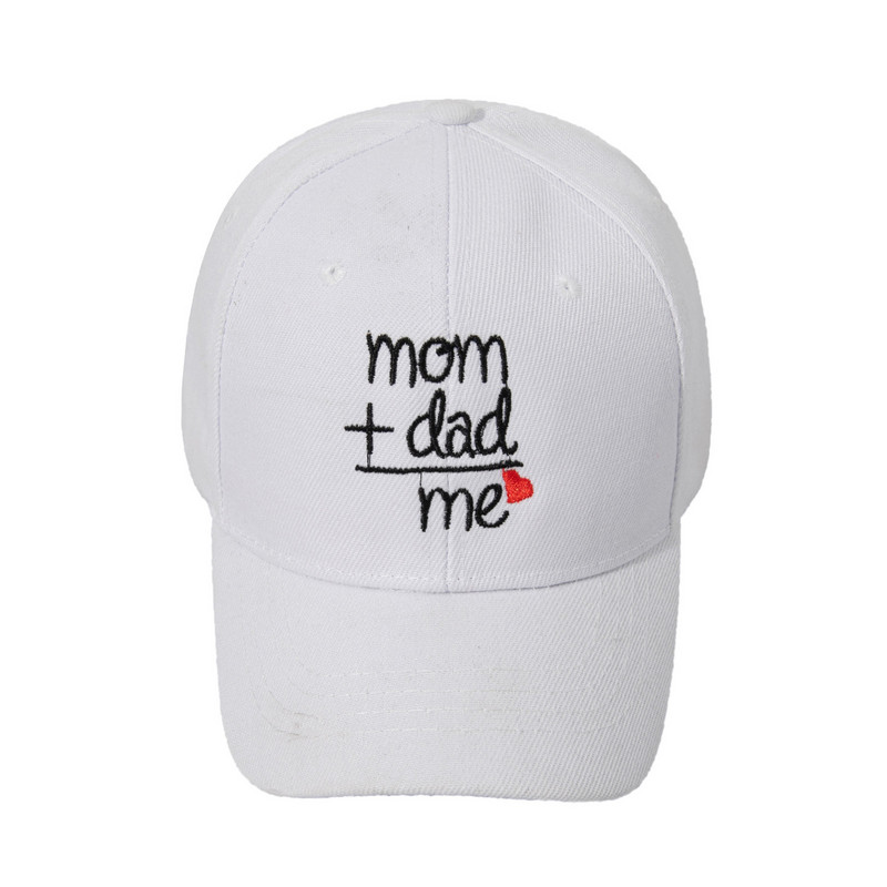 Детска шапка с бродерия Сладка бебешка шапка за момичета и момчета Хип-хоп за слънце Шапка с букви Регулируема бейзболна детска ежедневна шапка gorros