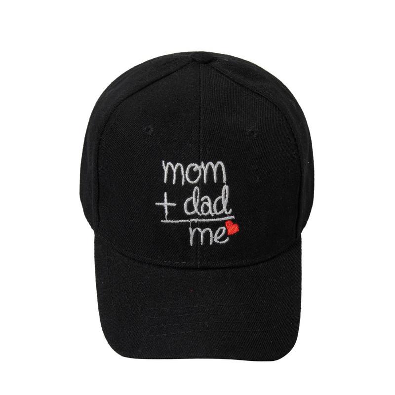 Детска шапка с бродерия Сладка бебешка шапка за момичета и момчета Хип-хоп за слънце Шапка с букви Регулируема бейзболна детска ежедневна шапка gorros