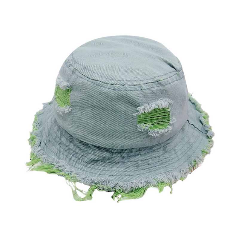 Дънкова шапка Слънчеви рибарски шапки Меки бебешки шапки с щампи Дънкова шапка с щампа Прекрасна мека щампована детска модна шапка за слънце на открито 아기 모자