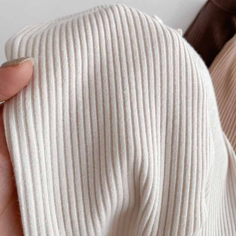 2024 Пролет Ново в бебешки бебета Момичета Момчета Ежедневни дрехи Прохождащи деца Плетени големи PP едноцветни клинове Детски панталони 0-3 г