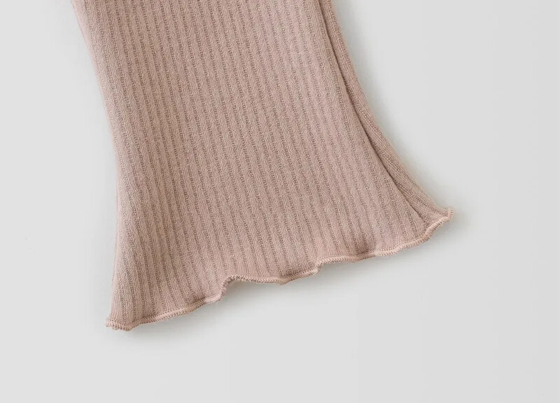 Бебешки панталони за момичета Летни тънки панталони Еластични панталони за новородено Долнище за малки деца Едноцветни бебешки клоширани панталони за деца