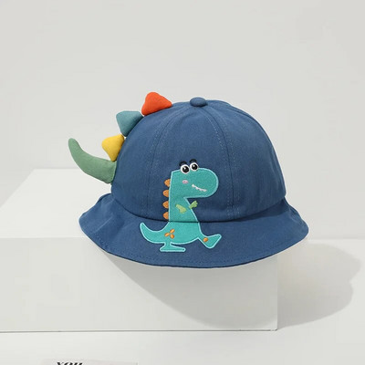 Κινούμενα σχέδια Dinosaur Baby Fisherman Caps Κορεατικά Παιδικά Καπέλα Ξαπλώστρας για Παιδιά Υπαίθρια Άνοιξη Καλοκαίρι για Αγόρι Casual Cute Kids καπέλα κουβά