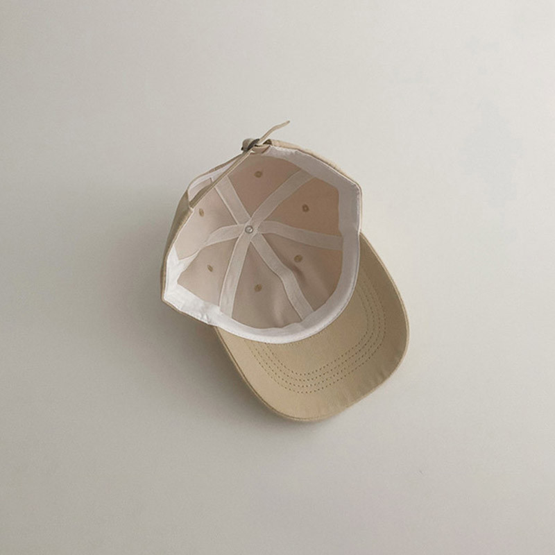 Детска бейзболна шапка с корейски анимационен мечок, лятна шапка за бебе, момче, момиче, слънчева шапка, малки деца, регулируеми шапки с козирка