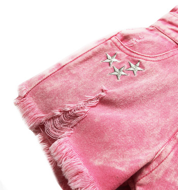 Chumhey 1-11T Детски гащеризони Летни момичета Дънкови шорти с тиранти Розови дънки Детски дрехи Kawaii Bebe Гащеризон Детски дрехи