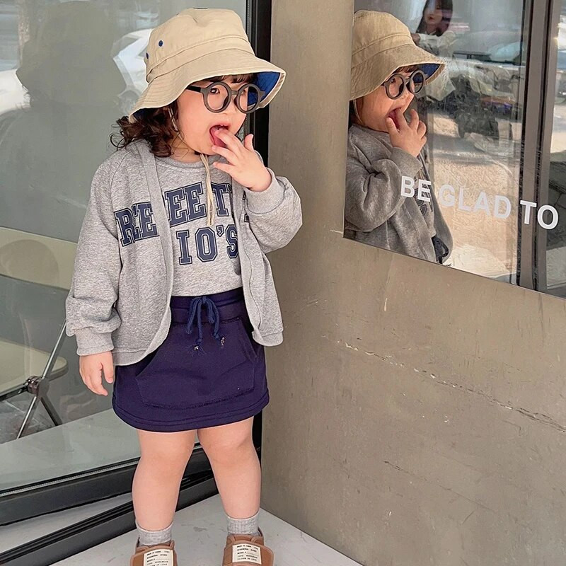 Бебешка шапка с бродирана буква Спортна бързосъхнеща детска рибарска шапка На открито Момичета Момчета Шапка за слънце