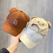 Παιδικά Καπέλο Καλοκαιρινό Snapback Cartoon Bear Ear Καπέλο μπέιζμπολ για κορίτσια Αγόρια Χαριτωμένο κέντημα ζώων Βαμβακερά Παιδικά Καπέλα για τον ήλιο 아기모자