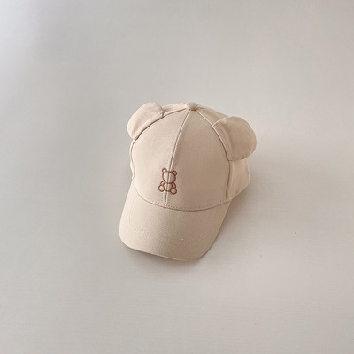 Παιδικά Καπέλο Καλοκαιρινό Snapback Cartoon Bear Ear Καπέλο μπέιζμπολ για κορίτσια Αγόρια Χαριτωμένο κέντημα ζώων Βαμβακερά Παιδικά Καπέλα για τον ήλιο 아기모자