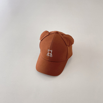 Παιδικά Καπέλο Καλοκαιρινό Snapback Cartoon Bear Ear Καπέλο μπέιζμπολ για κορίτσια Αγόρια Χαριτωμένο κέντημα ζώων Βαμβακερά Παιδικά Καπέλα για τον ήλιο 아기모자