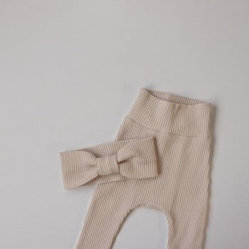 0-24M βαμβακερό βρεφικό παντελόνι Νεογέννητο παιδικό μωρό αγόρι κοριτσίστικα ρούχα Φθινοπωρινό χειμερινό ψηλόμεσο παντελόνι Stretch bottoms Φθινοπωρινά παντελόνια