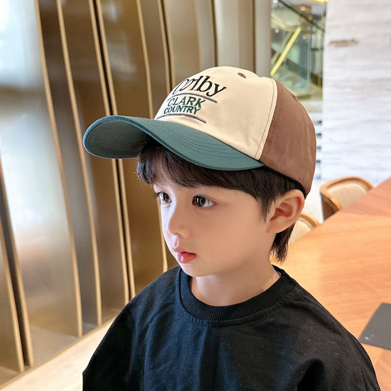 Модна детска бейзболна шапка с букви за момче, момиче, пролет, лято, детска хип-хоп шапка с остри върхове, регулируема външна шапка със закопчалка