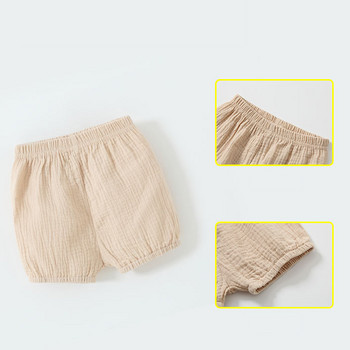 Бебешки дрехи от памучен муселин Летни марлеви панталони против комари Момчета Момичета Детски панталони Бебешки анимационни плътни свободни панталони за малко дете