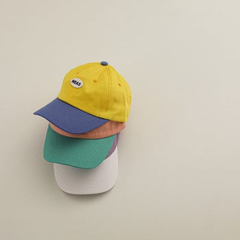 Корея Детска бейзболна шапка Лятна мода Писмо Детска шапка с острие Детска слънцезащитна шапка 2024 Бебешка шапка за слънце