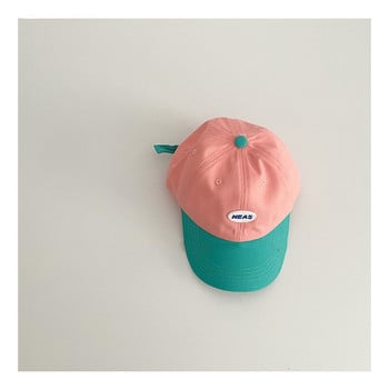 Κορέα Παιδικό καπέλο μπέιζμπολ Καλοκαιρινό γράμμα μόδας Παιδικό καπέλο Peaked Παιδικό αντηλιακό καπέλο 2024 Baby Sun Hat