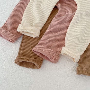 0-3T памучни панталони за новородено бебе Детски момчета Момичета Ежедневни долнища Сладки сладки еластични панталони Облекло за новородени бебешки панталони