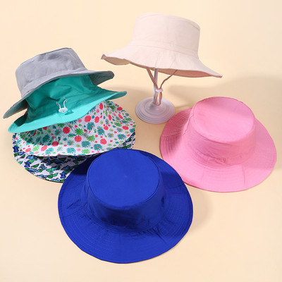 Beebi päikesemüts Beebi päikesemüts tüdrukutele ja poistele puhkuseks väljas kaelusega kõrvakaitse UV-vastane lastele rannamütsid ämbrikübar 3-8 aastaks kingitus