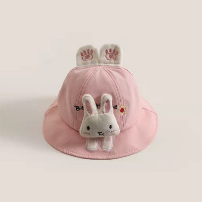 Καρτούν Animals Baby Bucket Καπέλο Χαριτωμένο λεπτό βαμβακερό Καλοκαιρινό ψαράδικο καπέλο Παιδικό αντηλιακό εξωτερικό καπέλο νιπτήρα