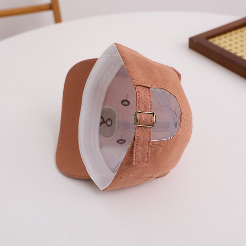 Бебешка бейзболна шапка с корейски анимационен филм, лятна шапка за момче, момиче, слънчева шапка, бебешко дете, регулируема слънцезащитна козирка, шапка, капачка