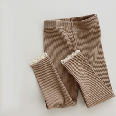 Milancel Skinny Lace Elasztikus Kislány Leggings Csipke Direcoted Basic Outwear nadrágok 0-3 éves korig