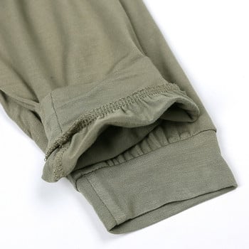 Βρεφικά παντελόνια για αγόρια Κολάν από ίνες μπαμπού Casual Παντελόνι μονόχρωμο παντελόνι ζώνη από καουτσούκ Βρεφικά ρούχα 3 μηνών -3 ετών
