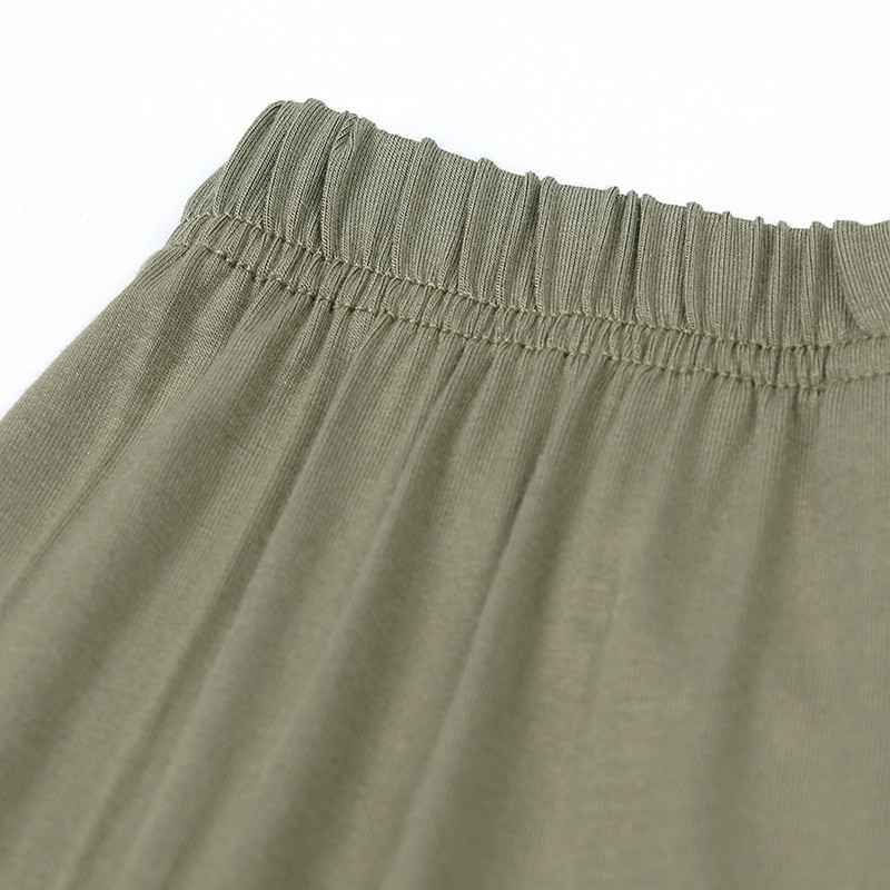 Бебешки панталони за момчета Ежедневни клинове от бамбукови влакна Едноцветни панталони с колан с гумена лента Бебешки дрехи 3 месеца -3 години