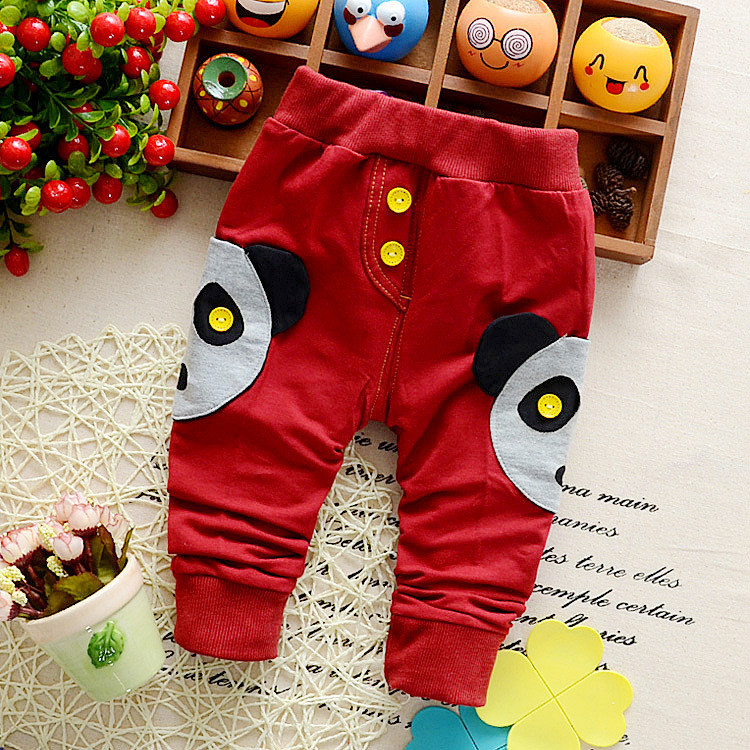 2016 нови пролетни есенни анимационни стикери плат памук с добро качество бебешки панталони панталони за момче/момиче 0-2 години деца Харем панталони