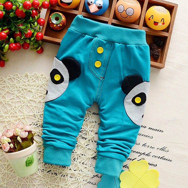 2016 нови пролетни есенни анимационни стикери плат памук с добро качество бебешки панталони панталони за момче/момиче 0-2 години деца Харем панталони