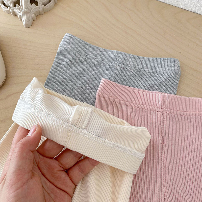 MILANCEL 2024 Летни бебешки детски клинове 0-5 Y Момичета Дантелени пачуърк тънки стилни панталони Детски сладък модел на лебед Камбанки