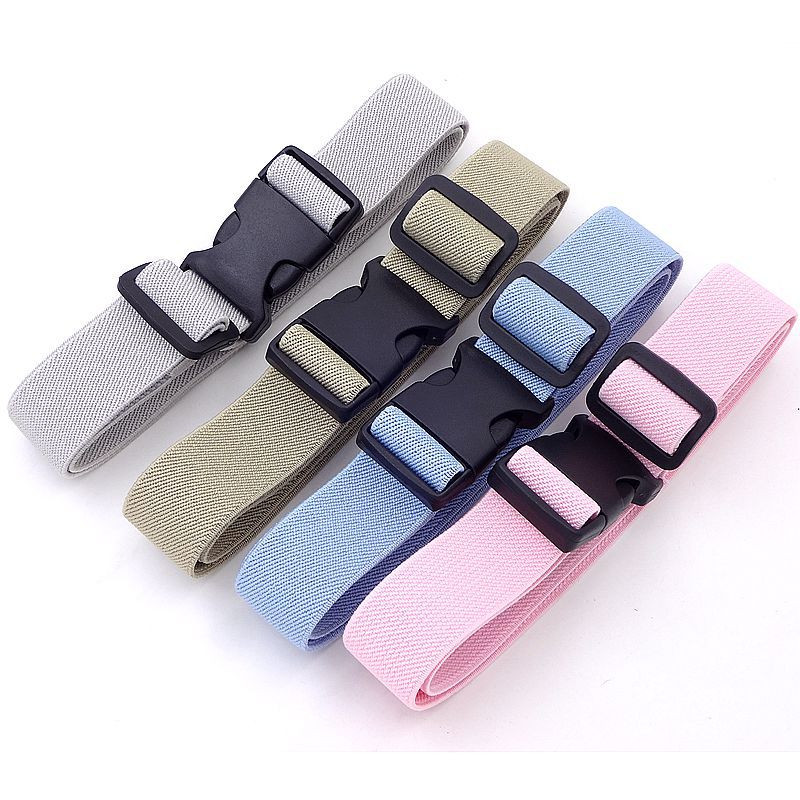 Детски колан Регулируеми цветни бонбонени цветове Oys Колани за момичета Модни унисекс панталони Колан Платнени детски дънки Панталони Колан