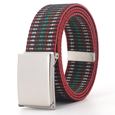 Rainbow ριγέ Military Tactical Belt Unisex Luxury Brand Design Υψηλής ποιότητας λεπτή ζώνη μόδας Casual Jeans Παιδικά αξεσουάρ