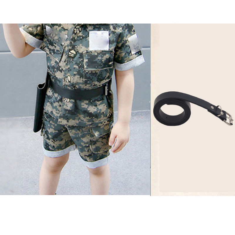 2023 Детски PU кожени колани Candy Деца Момчета Момичета Колан Детска колан Класически цвят Развлекателна каишка за кръста