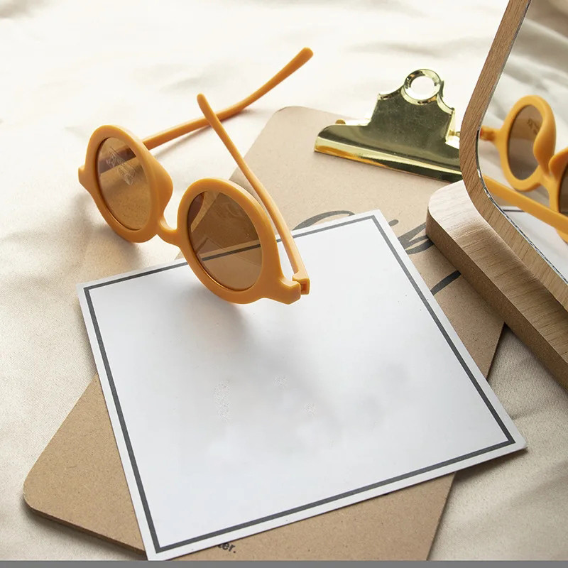 Детски очила слънчеви очила мат макароне детски летни слънчеви очила