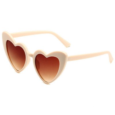 Γυναικεία γυαλιά ηλίου Love Heart Retro Big Frame Γυναικεία γυαλιά ηλίου UV400 Προστασία καλοκαιρινών αποχρώσεων Γυαλιά προστασίας εξωτερικού χώρου