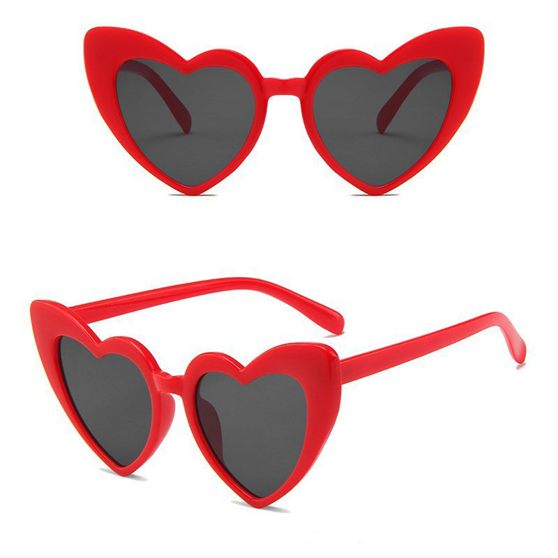 Слънчеви очила Ladies Love Heart Retro Big Frame Дамски слънчеви очила UV400 Защита Летни нюанси Очила Очила за външна защита
