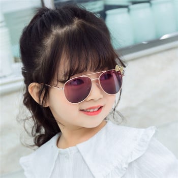 Детски сладки слънчеви очила с метална рамка Детски слънчеви очила Модни момичета Очила за колоездене на открито Парти очила Консумативи за фотография