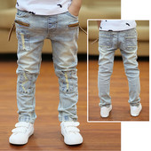 IEENS 5-13Y Παιδικά Αγόρια Ρούχα Skinny Jeans Κλασικό Παντελόνι Παιδικό Τζιν Ένδυση Trend Μακριά κάτω Baby Boy Casual παντελόνι