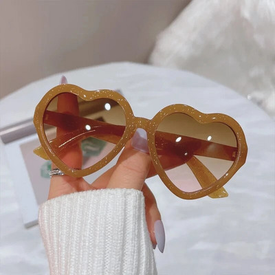 Cute Candy Color Hearts Παιδικά γυαλιά ηλίου Παιδικά ρετρό ροζ κινούμενα σχέδια Γυαλιά ηλίου Σκελετός Κορίτσια Αγόρια Βρεφικά γυαλιά ηλίου UV400 Γυαλιά