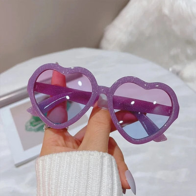 Cute Candy Color Hearts Παιδικά γυαλιά ηλίου Παιδικά ρετρό ροζ κινούμενα σχέδια Γυαλιά ηλίου Σκελετός Κορίτσια Αγόρια Βρεφικά γυαλιά ηλίου UV400 Γυαλιά