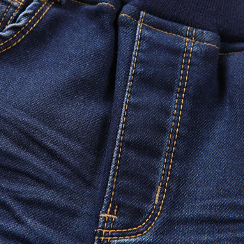 Модни дънкови панталони IENENS Дънкови дълги панталони за момче Детски тесни дънки Млади деца Прави каубойски панталони 5-13 г. Пролет Есен