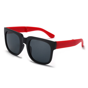 Цветни детски сгъваеми слънчеви очила Детски слънчеви очила на открито Момче Момичета Дизайн на марка Квадратни очила Детски очила Защита UV400