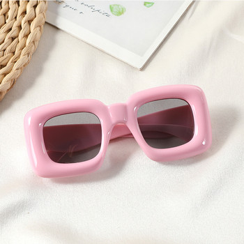 3-12 години Нови квадратни слънчеви очила за момчета Момичета Y2K ретро дизайнерски нюанси Candy Color Goggle Слънчеви очила Детски детски очила