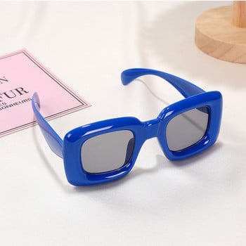 3-12 ετών Νέα τετράγωνα γυαλιά ηλίου για αγόρια κορίτσια Y2K Retro Design Αποχρώσεις Candy Color Goggle Γυαλιά ηλίου Παιδικά Παιδικά γυαλιά