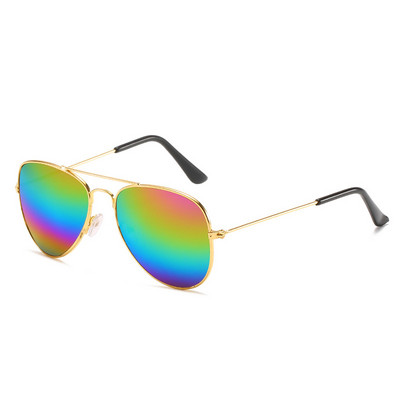 Νέα παιδικά γυαλιά ηλίου Polarized Παιδικά γυαλιά ηλίου ποδηλασίας εξωτερικού χώρου Γυαλιά ηλίου για κορίτσια αγόρια Pilot μεταλλικά γυαλιά UV400