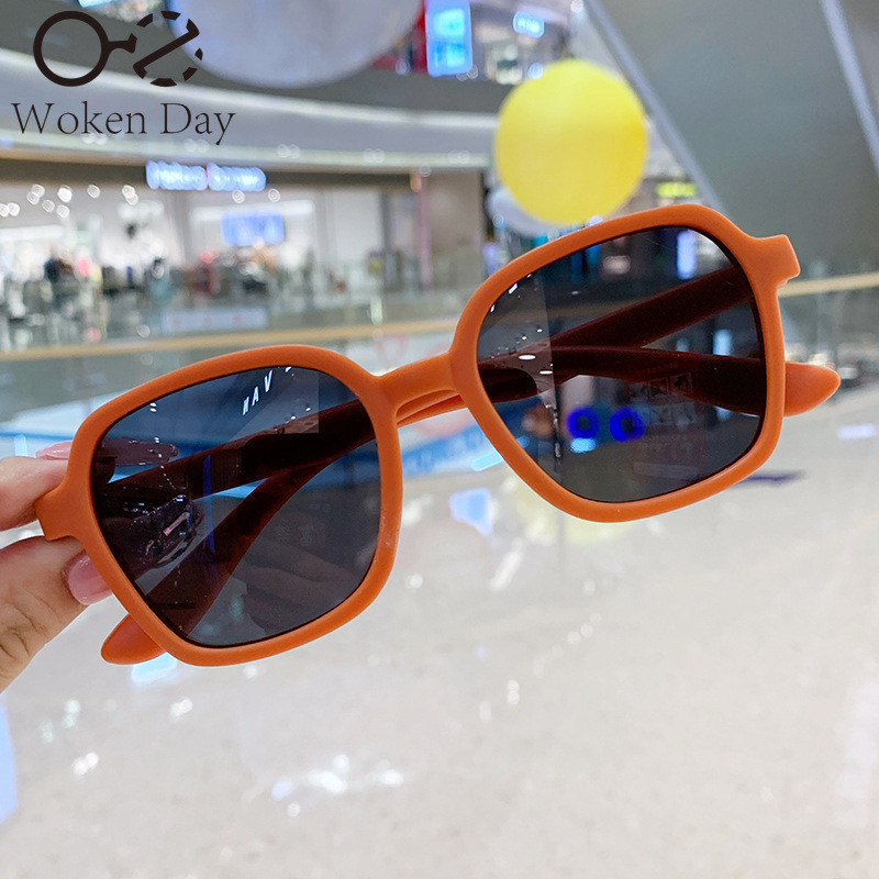 Uus mood Laste päikeseprillid Ruudukujulised Laste Päikeseprillid Poiss Tüdruk Stiilsed Prillid Baby Student Prillid Peokrillid UV400