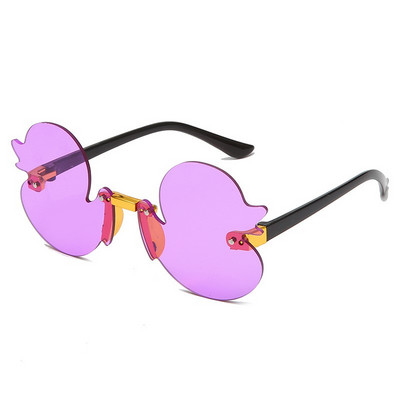 Μόδα παιδικά γυαλιά ηλίου χωρίς στεφάνη Cartoon Duck Shape Sunshade Anti-Ultraviolet Glasses Party Διακοσμητικά Γυαλιά για Παιδιά Παιδιά