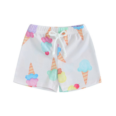 Tregren Toddler Baby Boys μαγιό στάμπα κινουμένων σχεδίων ελαστικό σορτς μέσης Παιδικό σορτς παραλίας για παιδιά 6M-4Y