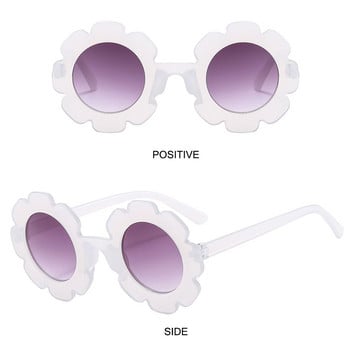 Детски слънчеви очила със слънчогледови очила Детски слънчеви очила с кръгли цветя Слънчеви очила на открито Слънцезащитни очила Novel Disco Festival Party Shades
