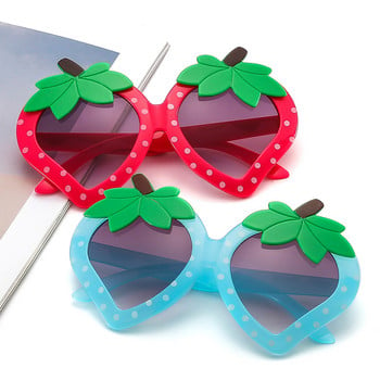 Детски анимационни слънчеви очила Ягодови слънчеви очила Анти-UV очила Бебешки очила с големи рамки Декоративни аксесоари